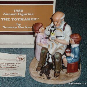 1980 Norman Rockwell "The Toymaker" Figurine With Original Box - CHRISTMAS GIFT!